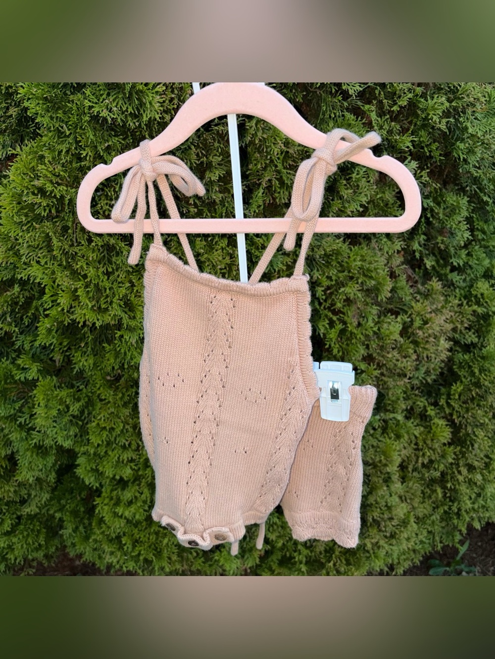 Unbranded Tan Knit Set 12-18M